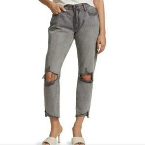 Frame destroyed crop jeans